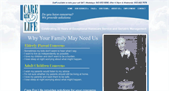 Desktop Screenshot of careforlifecharleston.com